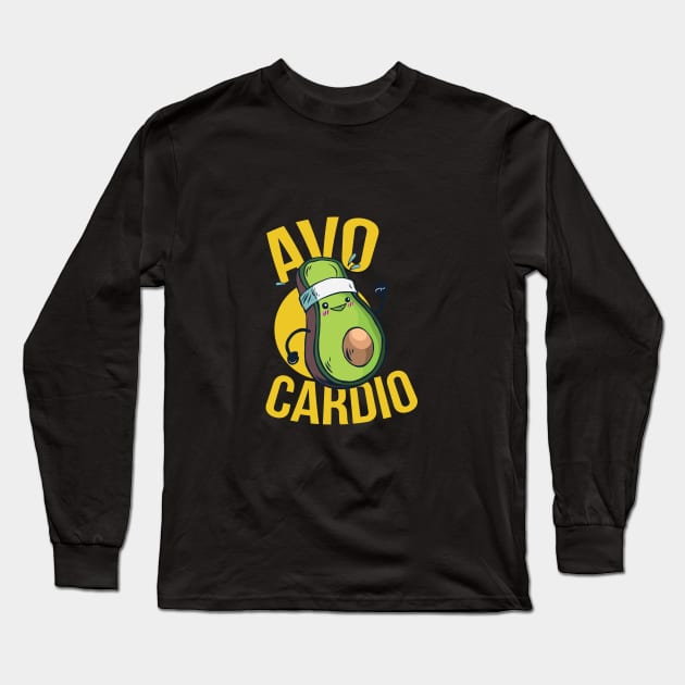 avo cardio Long Sleeve T-Shirt by D.O.A